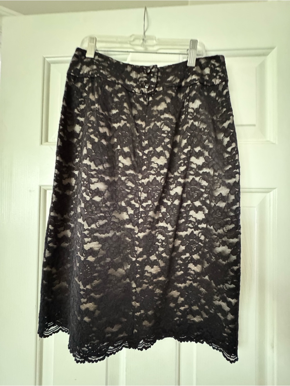 Banana Republic Black Lace Pencil Skirt